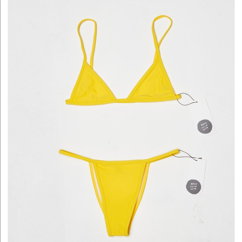 Basic Swim Yellow Bikini